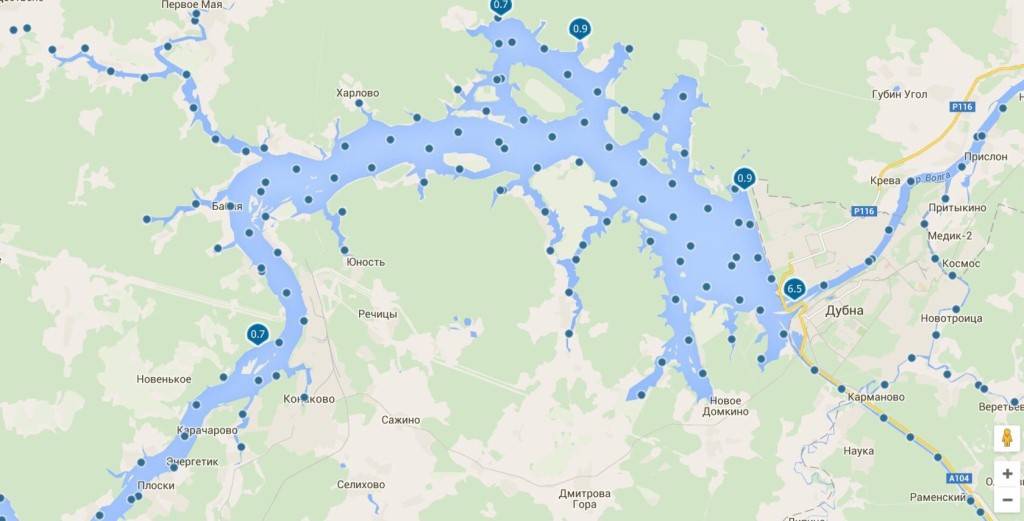 Карта слипов для лодок в московской области