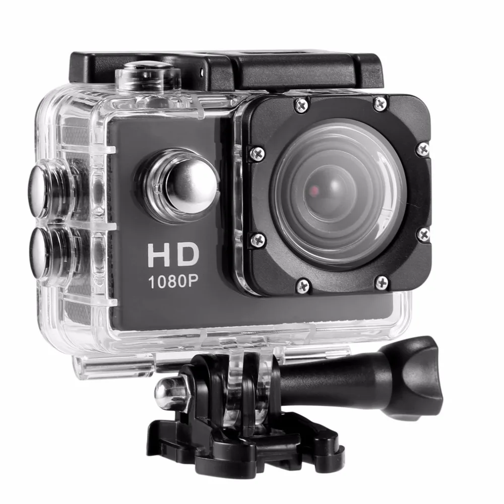 2018 HD 108P0 Waterdichte Sport Camera Draagbare Mini Lcd scherm Auto DV Video Camera met Carry