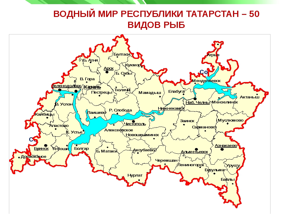 Карта татарстана с районами и деревнями подробная со спутника онлайн