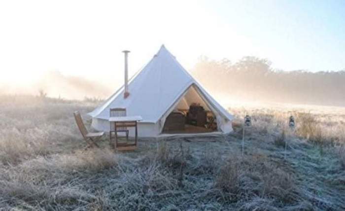 DANCHEL Cotton Bell Tent with Two Stove Jacket.
