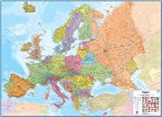 Ukraine On a Large Wall Map of Europe