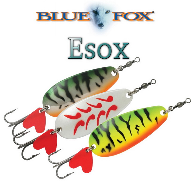 Самые уловистые колебалки на щуку Blue Fox Esox
