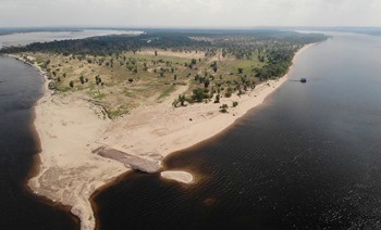 Река Волга, остров Сарпинский