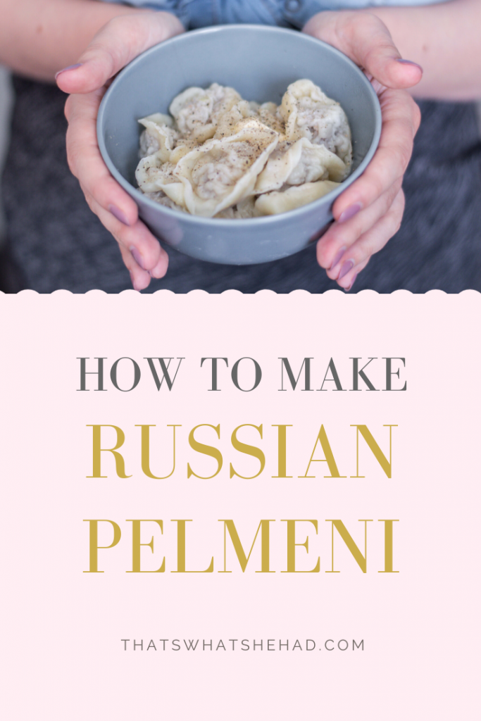 Learn to make Russian Pelmeni from a Russian: this comprehensive guide will teach you how to make the dough, how to shape pelmeni and how to serve them! #RussianFood #RussiaTravel #Russian #RussianCuisine #Pelmeni #Dumplings #RussianDumplings