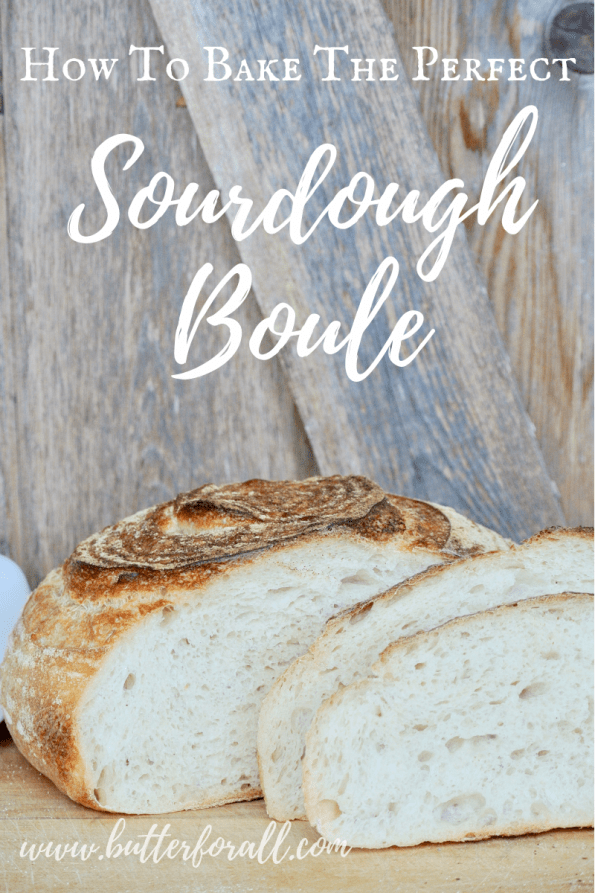 Learn how to bake a big beautiful loaf of sourdough bread in your Dutch oven at home. This formula is perfect for beginners and advanced bakers and yields consistently fabulous sourdough bread! Get the easy visual instructions now! #realfood #realbread #fermented #wisetraditions #nourishingtraditions #starter #masamadre #motherdough