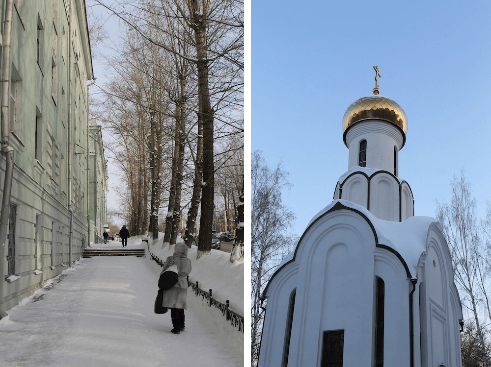 trans-siberian Tomsk winter