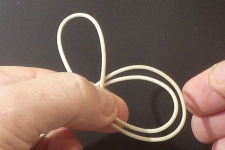 Double Loop Knot - step 2